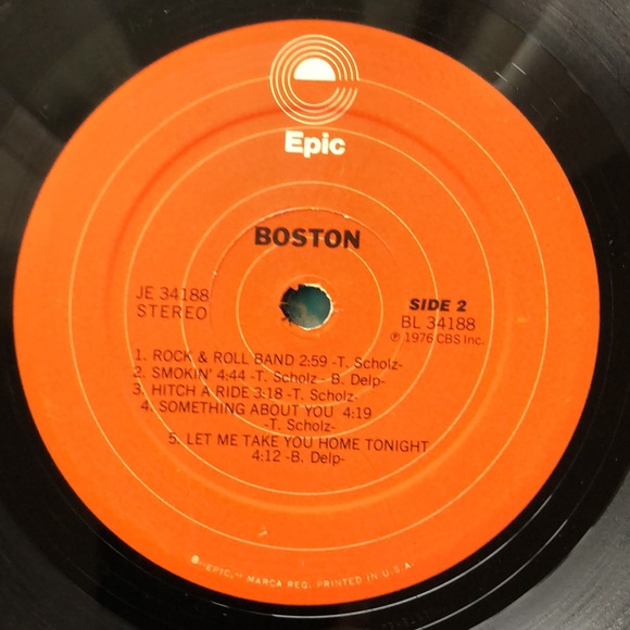 Boston Vinyl Lp - Picture 6 of 7